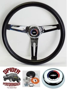 1969-1989 Chevrolet steering wheel CLASSIC BOWTIE 13 1/2" MUSCLE CAR CHROME - Bild 1 von 10