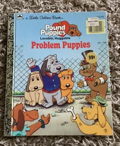Pound Puppies “ Problem Puppies” Book By Justine Korman, A Little Golden Book - Picture 1 of 5