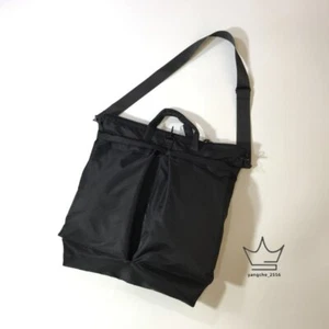 Borsa casco US Flyer con cinturino - Borsa imbottita nera tracolla NUOVA - Foto 1 di 12