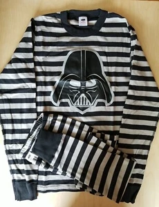 NWOT HANNA ANDERSSON DARTH VADER STAR WARS LONG JOHN PAJAMAS UNISEX ADULT XL - Picture 1 of 8