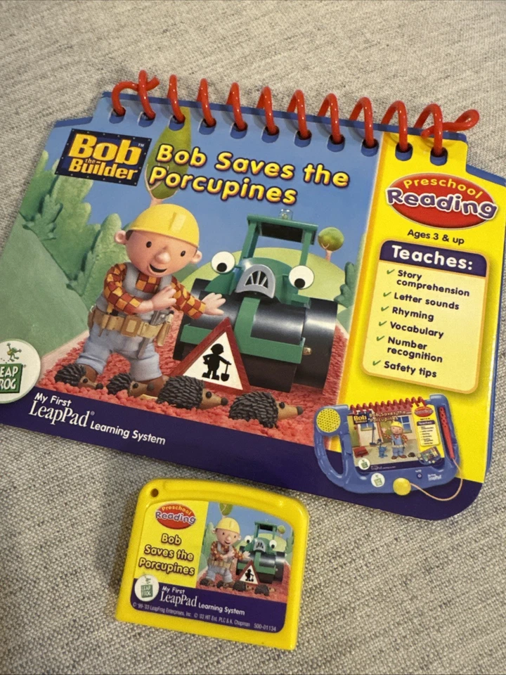 LeapFrog My First LeapPad Bob The Builder Bob Saves The Porcupine Pre-School - Image 1 of 1