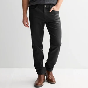 Kohls Sonoma Mens Everyday All-Day Straight 36 x 30 Black Msrp $35 Nwtgs - Picture 1 of 1