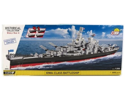 COBI 4-in-1 World War II Iowa-Class Battleship Building Sets, 2685 Pcs, Age 10+ - Image 1 of 4