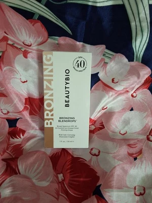 BEAUTYBIO : Bronzing Blendrops SPF 40 Priming Drops - 1 fl. oz.    NEW IN BOX - Image 1 of 2