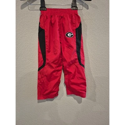 Pantalones deportivos cortavientos Georgia Bulldogs para niños pequeños talla 3T rojos/negros Foto 1 de 4