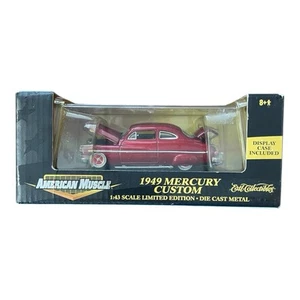 1949 Mercury Custom Red Ertl American Muscle 1:43 Scale Die Cast - Picture 1 of 5