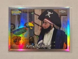 2025 Topps Chrome Spongebob 25th Potty the Parrot #5 Refractor Parallel - Bild 1 von 2