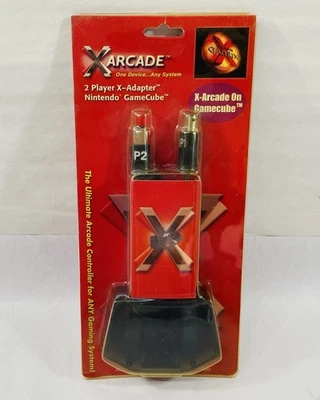 XGaming X-Arcade 2-Player Adapter Tankstick Joystick Nintendo GameCube NOS 2002 - Bild 1 von 3