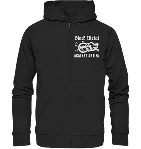 Black Metal against Antifa - Hooded Zipper Jacke | Varg Dark Funeral - Picture 1 of 2