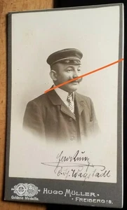 Gero Kunz ? aus Wagstadt als Schüler / Student CDV Hugo Müller Freiberg i. S. - Bild 1 von 2