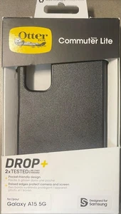 OtterBox Samsung Galaxy A15 5G Commuter Series Lite Case - Black, Slim & Tough - Picture 1 of 1