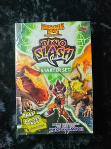 Dinosaur King Dino Slash 2 Played Starter Set Deck incl Booster Pack SEALED - Picture 1 of 6