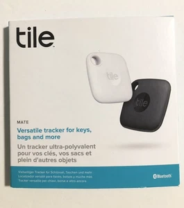 Tile Mate Lot de 2 tracker Bluetooth et localisateur d'articles pour clés, sacs et plus Neuf dans sa boîte - Photo 1 sur 2