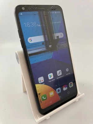 Smartphone LG Q6 Negro Desbloqueado SIM Única 32GB 5.5" Android Falla agrietada #C17 Foto 1 de 4