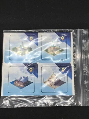 Quadropolis Board Game Promo Tile: Monuments of the World - Image 1 of 2
