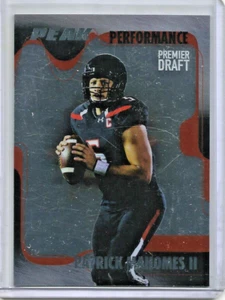 Patrick Mahomes 2017 Sage Hit Premier Draft Peak Performance Rookie - Foto 1 di 1