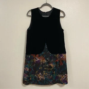 Anna Sui Velvet Floral Tapestry dress Size 10 - Picture 1 of 12