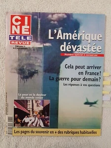 CINE REVUE N°38 2001 WORLD TRADE CENTER B.SPEARS GAROU MOUSKOURI F.RABAL RUSSELL - Picture 1 of 19