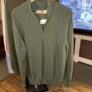 Timberland Logo Crew Neck Jumper Mens Size Medium BRAND NEW Cotton - Picture 1 of 5