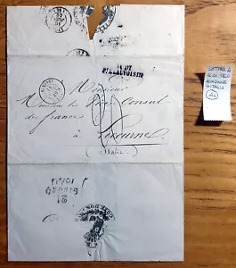 ITALY REGNO 1840 LETTERA VIAGGIATA AUXONNE-ITALIA (lettera 4) - Bild 1 von 1