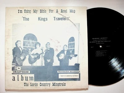 I'm Using My Bible For A Road Map The Kings Travelers Vinyl LP Gospel Bluegrass - Image 1 of 2