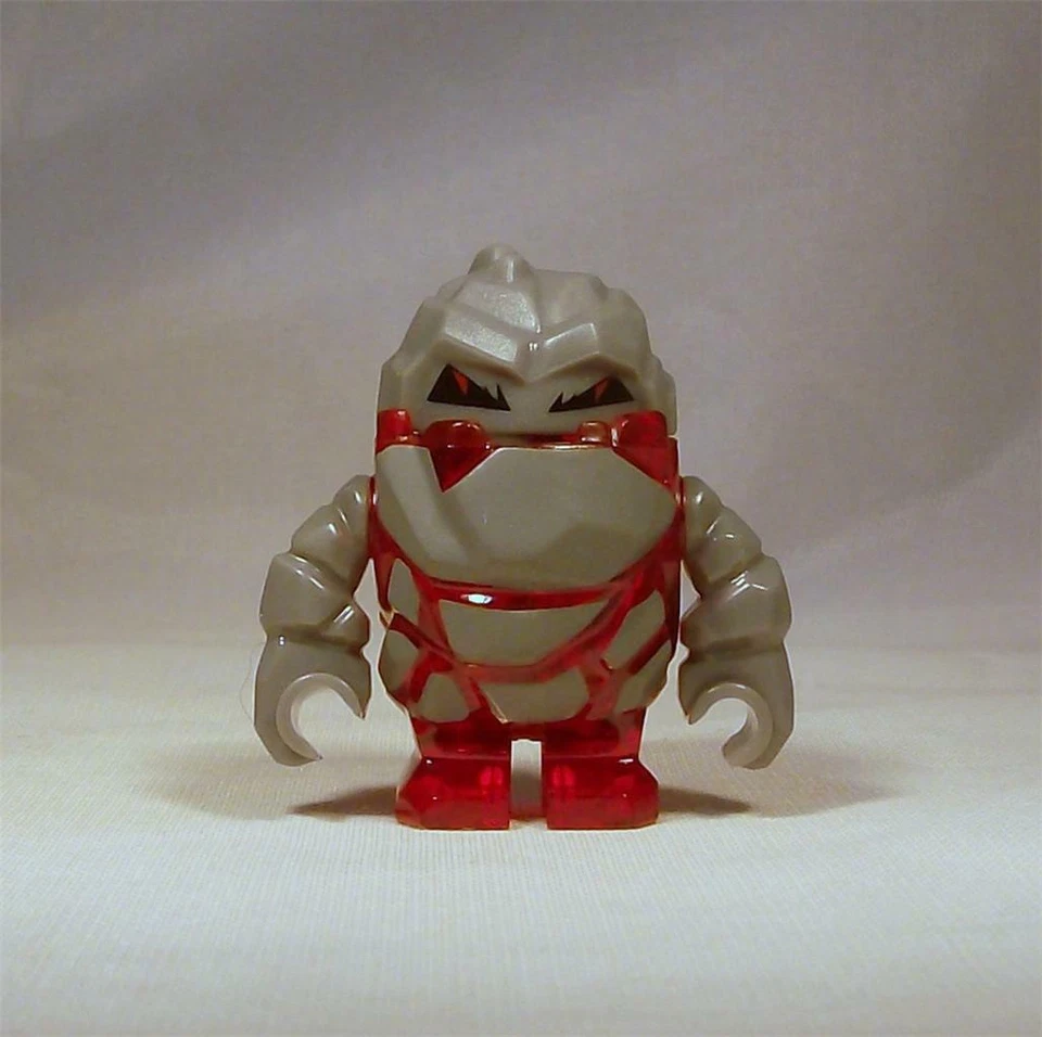 LEGO Trans Red Rock Monster Meltrox Minifigura 8956 8961 Power Miners Genuino Foto 1 de 1