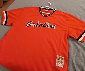 Mitchell & Ness Authentic Orioles #8 Batting Practice Jersey : (4XL) - Picture 1 of 4