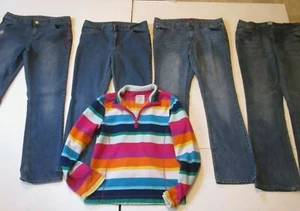 Girls plus size 16.5 16 Total Girl & Arizona, Faded Glory jeans Old Navy XL j153 - Picture 1 of 4
