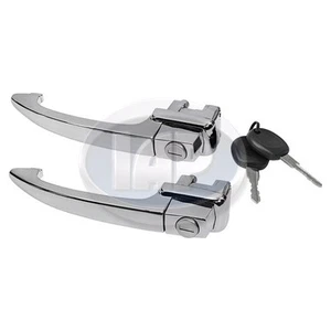 LEFT & RIGHT DOOR HANDLES W/ MATCHING KEYS VOLKSWAGEN T1 BUG BEETLE 1964-1966 - Picture 1 of 1