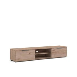 Tvilum TV Stand 67.99"W x 13.03"H W/ Cable Management + Drawers + Shelves Beige - Picture 1 of 7