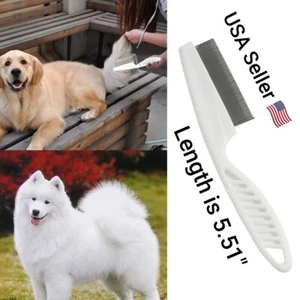 Home Pet Animal Care Protect Flea Comb for Cat Dog Pet Stainless Steel Comfort 1 - Picture 1 of 4