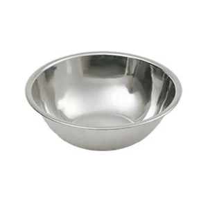 S/M/L/XL Stainless Steel Catering Washing Mixing Bowl Flat Base - Picture 1 of 1