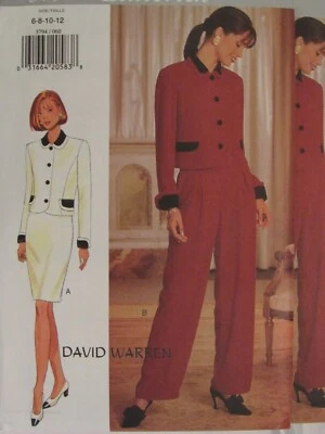 Lovely OOP BUTTERICK 3794 Misses Jacket Skirt & Pants PATTERN 6-8-10-12 UC - Image 1 of 4