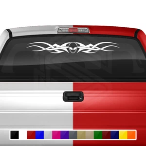 110-02 ALIEN Windshield Decal Window Sticker Vinyl Graphic Design Alien Head - Bild 1 von 5