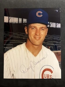 Foto autógrafa autografiada de 8x10 firmada por Doug Clemens (pluma) de los Cachorros de Chicago - Imagen 1 de 2