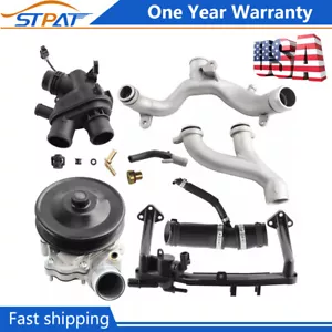 Engine Coolant Pipe Upgrade Thermostats Kit For Jaguar Land Rover 3.0 V6 5.0 V8 - Picture 1 of 11