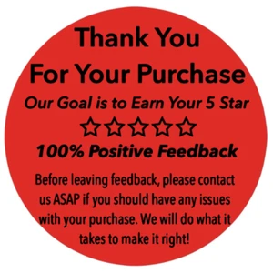 2” Stickers Thank You Purchase Ebay Seller  Shipping labels for online sellers - Picture 1 of 33