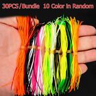 No Stick Random Color Silicone Skirts for Jig Squid Skirts 1012 Bundle