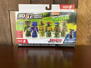 NICKELODEON 3D IT Character Creator TMNT Deluxe Refill Pack NEW - Picture 1 of 5