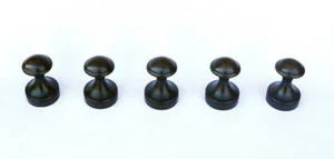 Gancho redondo para bata de baño de bronce frotado con aceite 5 piezas | Toalla/chaqueta/abrigo/soporte - Imagen 1 de 8