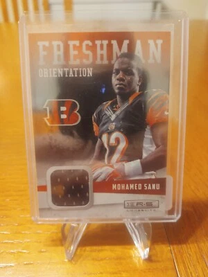 2012 Mohamed Sanu Rookies & Stars Longevity Relic Card - Image 1 of 2