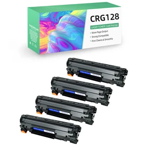 4PK CRG128 Toner Cartridge Compatible for Canon 128 ImageClass D530 D550 MF4770n - Picture 1 of 12