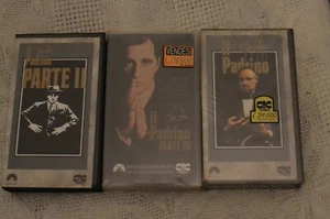 VHS - Il Padrino - La Trilogia - 2 SU 3 VHS SIGILLATE - Foto 1 di 2
