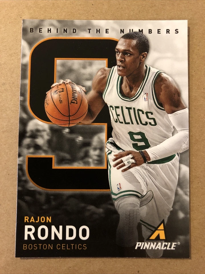 2013-14 Pinnacle Behind the Numbers #11 Rajon Rondo Basketball Card - Image 1 of 2