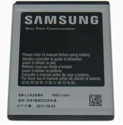 Nueva batería original OEM Samsung Galaxy S2 SGH-I777 Attain SGH-S959G EB-L1A2GBA Foto 1 de 4