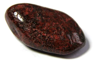 NEW IN - LOVELY CINNABAR TUMBLESTONE - 3.1 x 1.9 cms 11.41 gms #1 - Picture 1 of 4