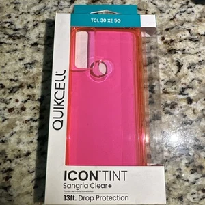 Quikcell Icon Tint Sangria Trasparente+ per TCL 30 XE 5G - Foto 1 di 3