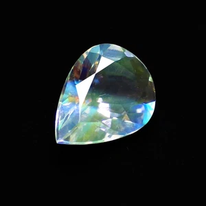 1.00 Ct Pear Esteemed Top Grade (8 x 6 mm) 100%Natural Faceted Rainbow Moonstone - Picture 1 of 7