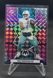 2022 Panini Mosaic Tua Tagovailoa Pink Mosaic Prizm Camo Miami Dolphins - Picture 1 of 2