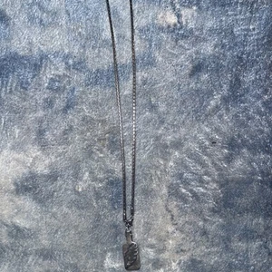 Grateful Dead Vintage 13.Bolt .925 , 50cm large piece of Amber in 925 box Chain - Picture 1 of 4